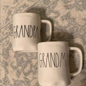 Rae Dunn Grandma and Grandpa Mugs